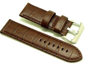 ̵ӻסȥåץåӥåå26mm brown hq leather replacement croco watch strap invicta 26 or big watch