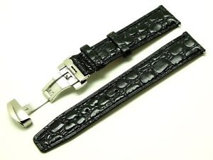 【送料無料】腕時計　シンレザーウォッチストラッププッシュボタンクラスプフリースプリングバー