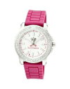 ジューシークチュール 【送料無料】腕時計　ドルスワロフスキークリスタルピンクシリコンウォッチ195 juicy couture womens swarovski crystal pink silicone watch 1900703 nwt