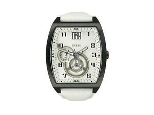 【送料無料】腕時計　ホワイトレザーストラップスポーツウォッチ