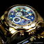 ̵ӻסץС塼ХӥΥեåinvicta pro diver scuba abalone 18kt gold plated chronograph 48mm watch