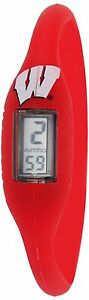 【送料無料】腕時計　ルンバタイムウィスコンシンデジタルシリコンスモールウォッチrumba time womens kids university of wisconsin red digital silicone watch small