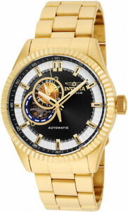【送料無料】腕時計 メンズプロダイバークロノゴールドトーンステンレススチールウォッチinvicta mens pro diver chrono automatic gold tone stainless steel watch 22081