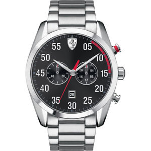 【送料無料】腕時計 スクーデリアフェラーリメンズアナログクォーツシルバーウォッチ***reduced** scuderia ferrari mens 0830176 analog display quartz silver watch
