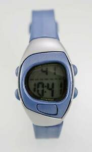 【送料無料】腕時計 ユースクロノライトアラームシルバープラスチックゴムクオーツwatch womenyouth chrono light alarm date 24hr silver plastic blue rubber quartz