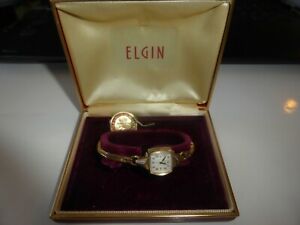 【送料無料】腕時計 レディース vintage elgin de luxe 17 jewels ladies wristwatch watch