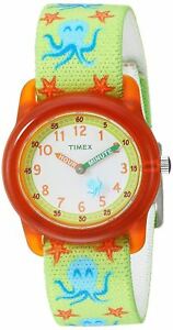 【送料無料】腕時計　キッズタイムマシンゴムストラップウォッチタコtimex tw7c13400, kids time machi..