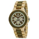 【送料無料】腕時計　オロロジオウォッチorologio green time zzero uomo watch wood zw014b legno sandalo multifunzione