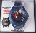 【送料無料】腕時計 アイアンマントールマーベルmarvel avengers assemble age of ultron boys talking watch nwt iron man thor