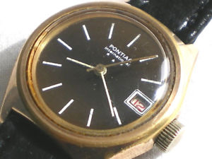 【送料無料】腕時計　レディポンティアックancienne montre mecanique pour dame pontiac