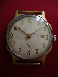 腕時計　ロシアソモデルレアmontre russe sovietique urss pobeda modele ancien et rare