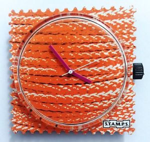 【送料無料】腕時計　＃オレンジロープ＃stamps uhr 034;orange rope034;