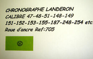 【送料無料】腕時計 #roue d039;ancre neuve ref705 pour chronographe landeron 4851151187 etc
