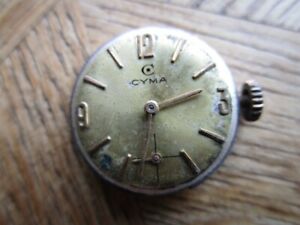 【送料無料】腕時計 ビンテージレディースパーツvintage ladies cyma manual movement cal r 424 for parts