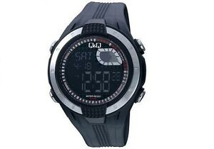 【送料無料】腕時計 メンズクロノグラフストラップデジタルバーqamp;q mens digital 10 bar chronograph strap m040j001y 【送料無料】腕時計 メンズクロノグラフストラップデジタルバーqamp;q mens digital 10 bar chronograph strap m040j001y