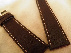 【送料無料】腕時計 ブレスレットハーモニーマロンブランシュ20 mm confortable bracelet agneau vritable marron fonc couture blanche 【送料無料】腕時計 ブレスレットハーモニーマロンブランシュ20 mm confortable bracelet agneau vritable marron fonc couture blanche