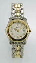 【送料無料】腕時計 メンズステンレスバッテリーベージュlife watch mens date stainless gold silver easy read battery 50m beige quartz