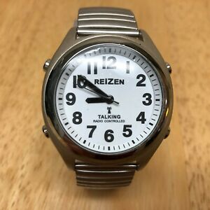 【送料無料】腕時計　ラジオアナログクォーツトーキングウォッチバッテリーreizen men radiocontrolled atomic analog quartz talking watch hours~ battery