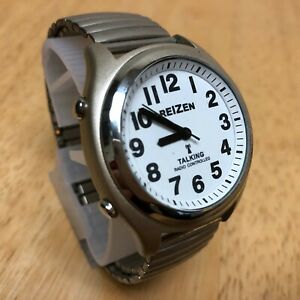 【送料無料】腕時計　ラジオアナログクォーツトーキングウォッチバッテリーreizen men radiocontrolled atomic analog quartz talking watch hours~ battery