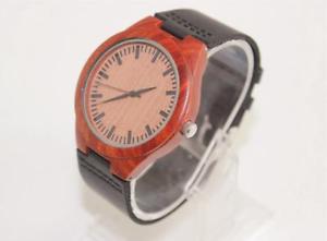 【送料無料】腕時計 レッドサンダルウッドウォッチred sandal wood 44mm wooden watch ewslbn021