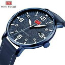 【送料無料】腕時計 ファッションアナログスポーツultrathin blue fashion watches analog genuine leather sports gifts for him men