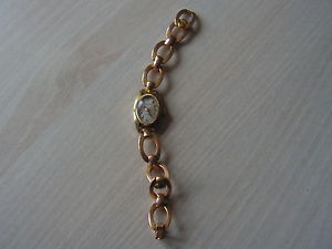 【送料無料】腕時計　プラークメーカミッシェルハーブmontre femme plaque or marque michel herbellin