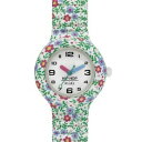 【送料無料】腕時計 オロロジオヒップホップキッズビアンコウォッチカサorologio hip hop kids fun hwu0858 bianco watch small cassa 28 mm fiori numeri