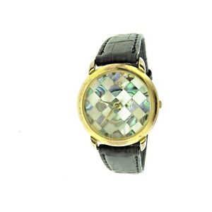 【送料無料】腕時計 ビンテージアワビシェルモザイクリグウォッチvintage abalone mop shell mosaic watch jr j riggings
