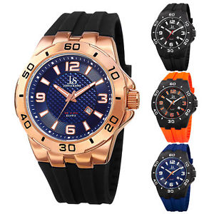 【送料無料】腕時計 メンズジョシュアクォーツスポーティシリコンストラップウォッチmens joshua amp; sons jx115 quartz date sporty silicone strap watch 【送料無料】腕時計 メンズジョシュアクォーツスポーティシリコンストラップウォッチmens joshua amp; sons jx115 quartz date sporty silicone strap watch