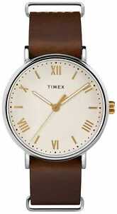 ̵ӻסtimex tw2r80400, mens southview, brown leather watch