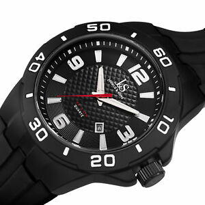 【送料無料】腕時計　メンズジョシュアクォーツスポーティシリコンストラップウォッチmens joshua amp; sons jx115 quartz date sporty silicone strap watch