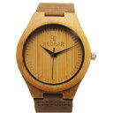 【送料無料】腕時計 メンズウォッチファッションストラップカジュアルmens bamboo wood watch fashion and casual gifts...