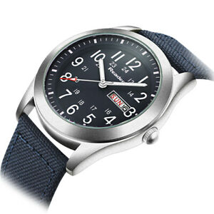 【送料無料】腕時計　ミリタリースポーツクリスマスluxury blue army watches military sports green xmas gifts for him men father son