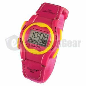 【送料無料】腕時計 ミニアラームピンク＃vibralite mini 12 vibrating alarm small watch for kidschildren, pink vmvpn 25