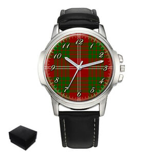 【送料無料】腕時計　タータンチェックメンズcrawford scottish clan tartan gents mens wrist watch gift engraving(2)