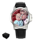 【送料無料】腕時計 パーソナライズカスタムメンズpersonalised custom mens wrist watch your photo fathers ...