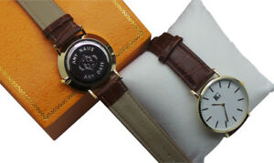 【送料無料】腕時計　パーソナライズウォッチpersonalised engraved leather gents gents luxury watch star sign date birthday
