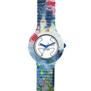 【送料無料】腕時計　ヒップホップジーンズフィオーリカサデニムウォッチhip hop jeans flowers orologio blu fiori hwu0405 watch small cassa 32 mm denim