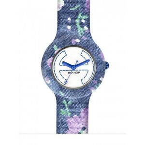 【送料無料】腕時計　ヒップホップジーンズフィオーリカサデニムウォッチhip hop jeans flowers orologio blu fiori hwu0406 watch small cassa 32 mm denim