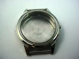 【送料無料】腕時計 ケースビンテージメンズケースクリスタルシルバーストーンウォッチwmr watch case covintage mens silver tone id 2727mm watch case crystal nos 【送料無料】腕時計 ケースビンテージメンズケースクリスタルシルバーストーンウォッチwmr watch case covintage mens silver tone id 2727mm watch case crystal nos