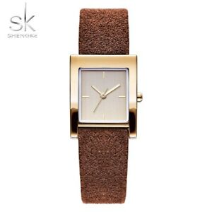 【送料無料】腕時計　クォーツアンティークウォッチshengke genuine leather quartz watch lady watches women luxury antique stylis