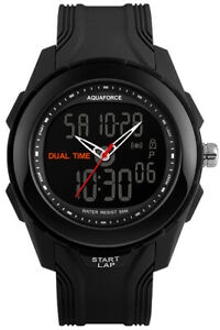 【送料無料】腕時計 アクアフォースデュアルタイムデジタルアナログmaqua force dual time digitalanalog tactical combat watch 50m water resistant 【送料無料】腕時計 アクアフォースデュアルタイムデジタルアナログmaqua force dual time digitalanalog tactical combat watch 50m water resistant