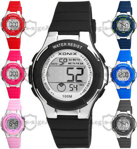 【送料無料】腕時計 デュアルタイムクロノタイマーメートルwomens and girls xonix watch, dual time, chrono, timer, wr100m