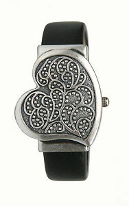 【送料無料】腕時計 コールドウォータークリークアンティークシルバー#coldwater creek womens antique silvertone heart watch 310 and unworn