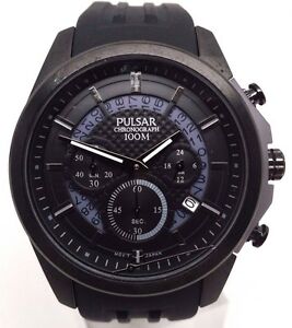 【送料無料】腕時計　コレクションクロノグラフウォッチクオーツパルサーメンズパルサーpulsar on the go collection chronograph pt3527 quartz pulsar watch mens