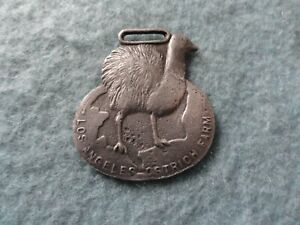 【送料無料】腕時計 ロサンゼルスダチョウファームヴィンテージウォッチフォブlos angeles ostrich farm vintage watch fob