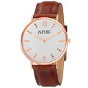 【送料無料】腕時計 シュタイナーメンズストラップmens august steiner as8166rgbr ultra slim quartz genuine...