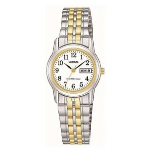 【送料無料】腕時計 レディスクラシックトーンブレスレットウォッチlorus ladies classic two tone bracelet watch rxu11ax9 rrp 4999