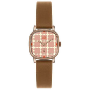 【送料無料】腕時計　レディースレザーストラップorla kiely cecilia ladies leather strap watch ok2056oknp