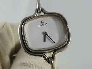 Other - 【送料無料】腕時計　アルジェントマッシフブレスレットアルジェントマッシフマルケmontre mecanique en argent massif bracelet en argent massif marque lanco 1960